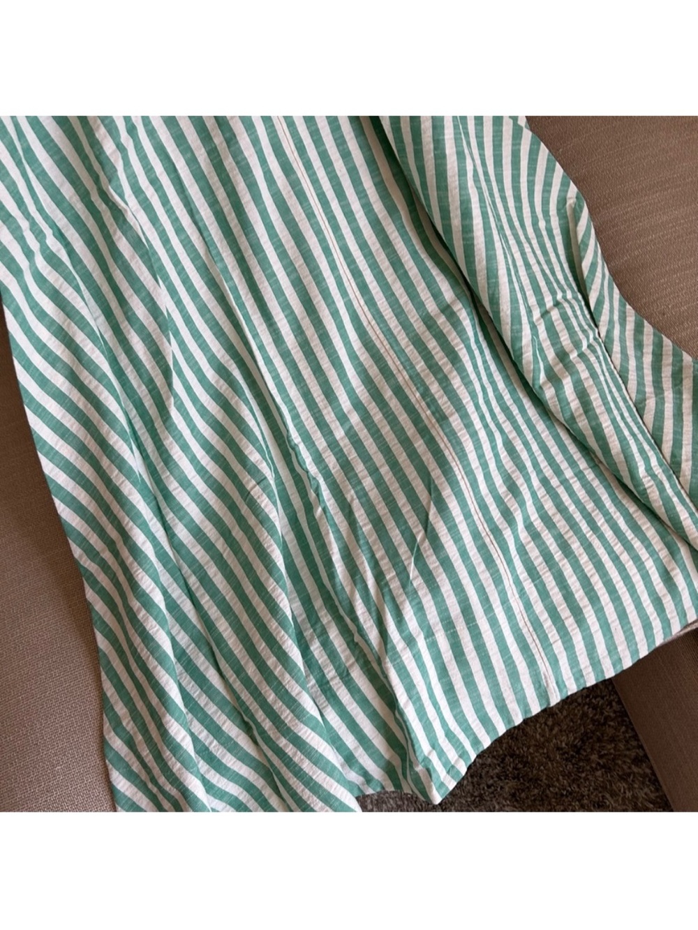 Cara Cara Calypso Midi Dress in Ivory Green - Picture 5 of 12